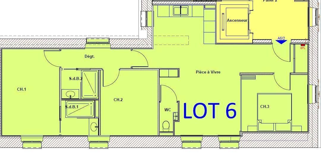 Vente Appartement – 3 pièces – 73 m² à Châteaudun (28200)